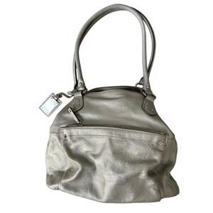 Tignanello Metallic Leather Shoulder Bag